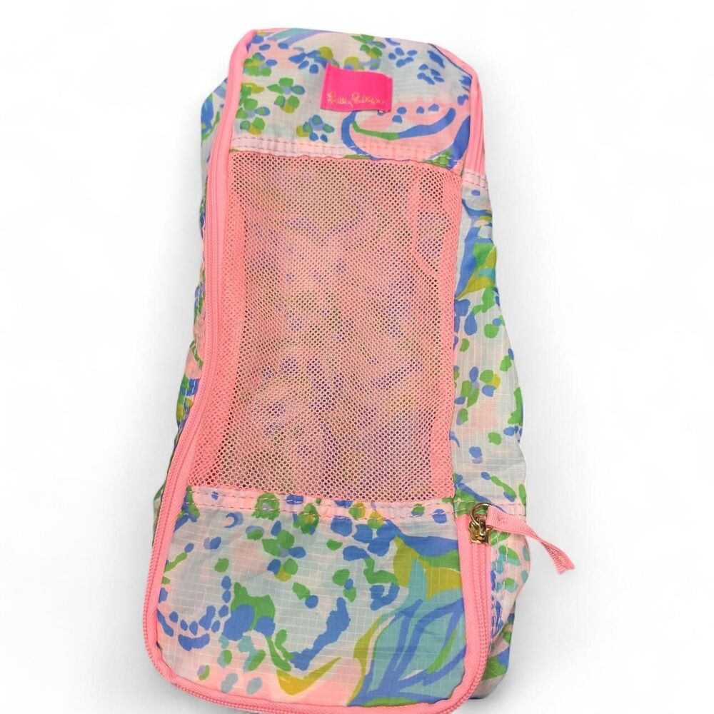 Lilly Pulitzer Sea Island Travel Packing Cube Pink Blossom Girls Night Out